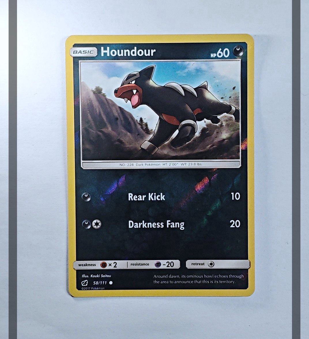 Houndour 58/111 CIN Reverse Holo Pokemon ENG-NM