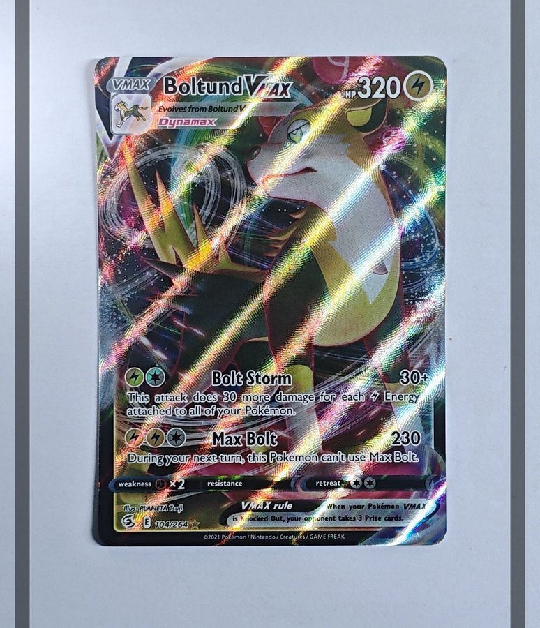 Boltund Vmax 104/264 FST Pokemon ENG-NM
