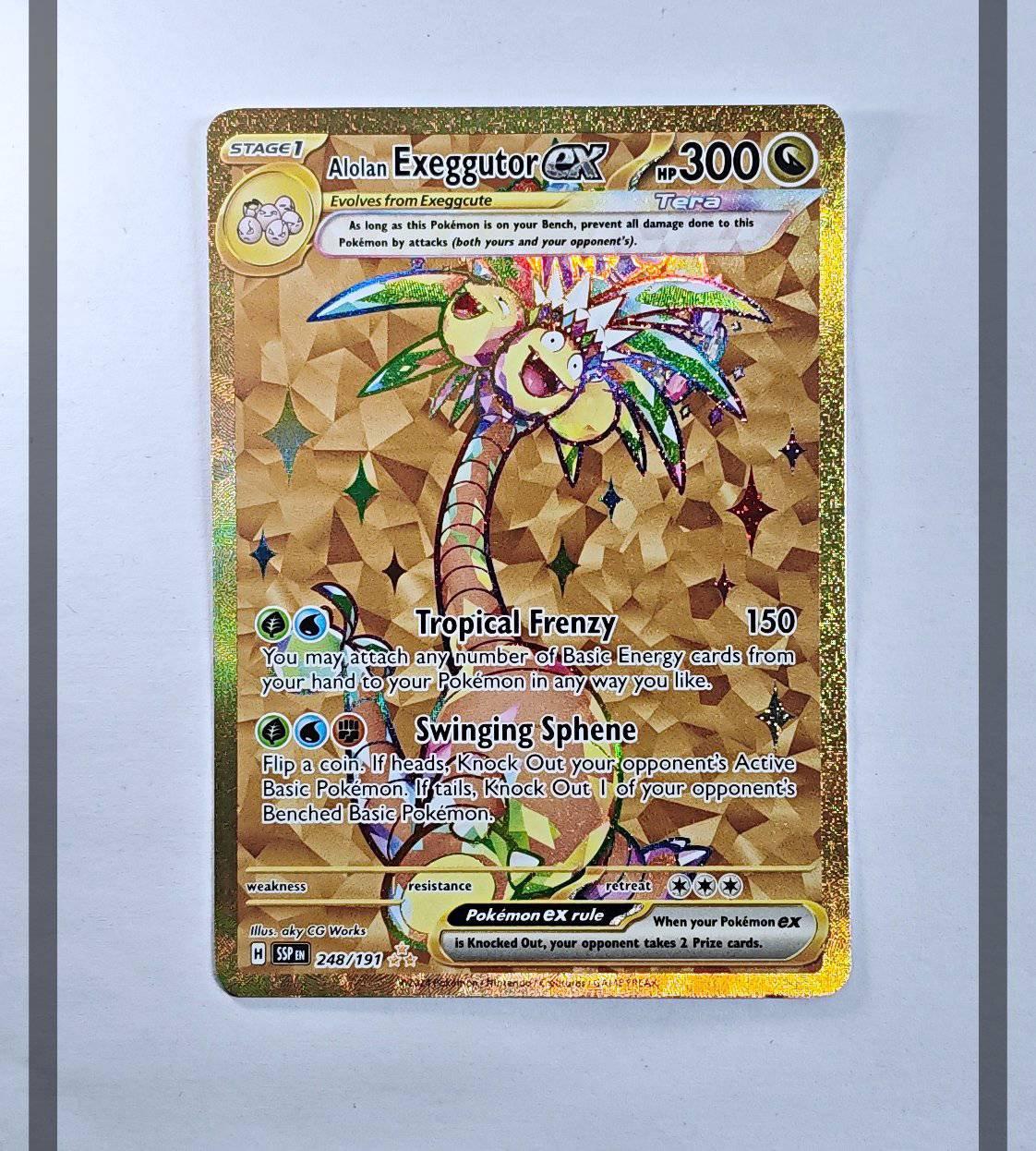 Alolan Exeggutor Ex 248/191 SSP Pokemon ENG-NM