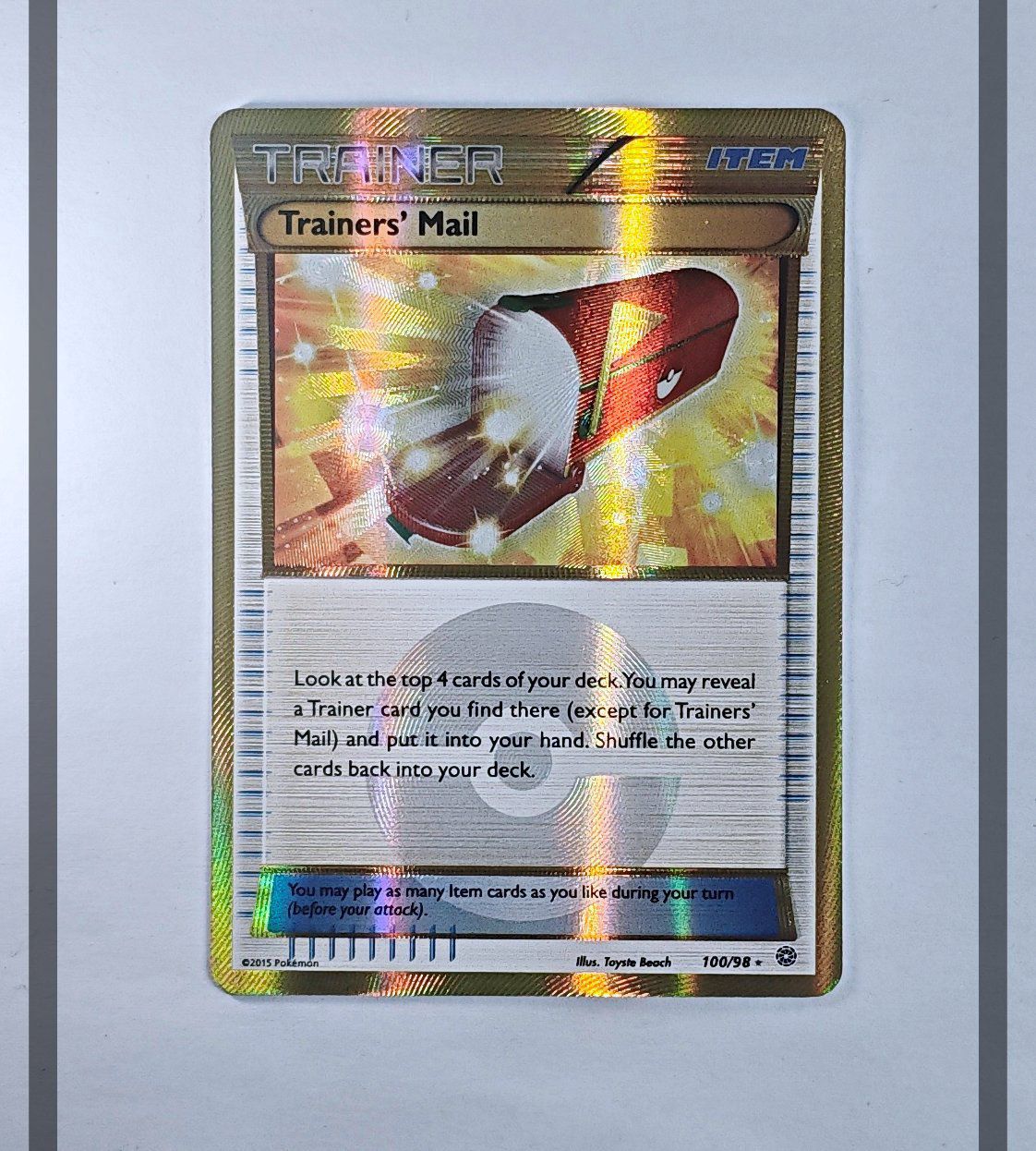 Trainers' Mail 100/98 AOR Pokemon ENG-NM