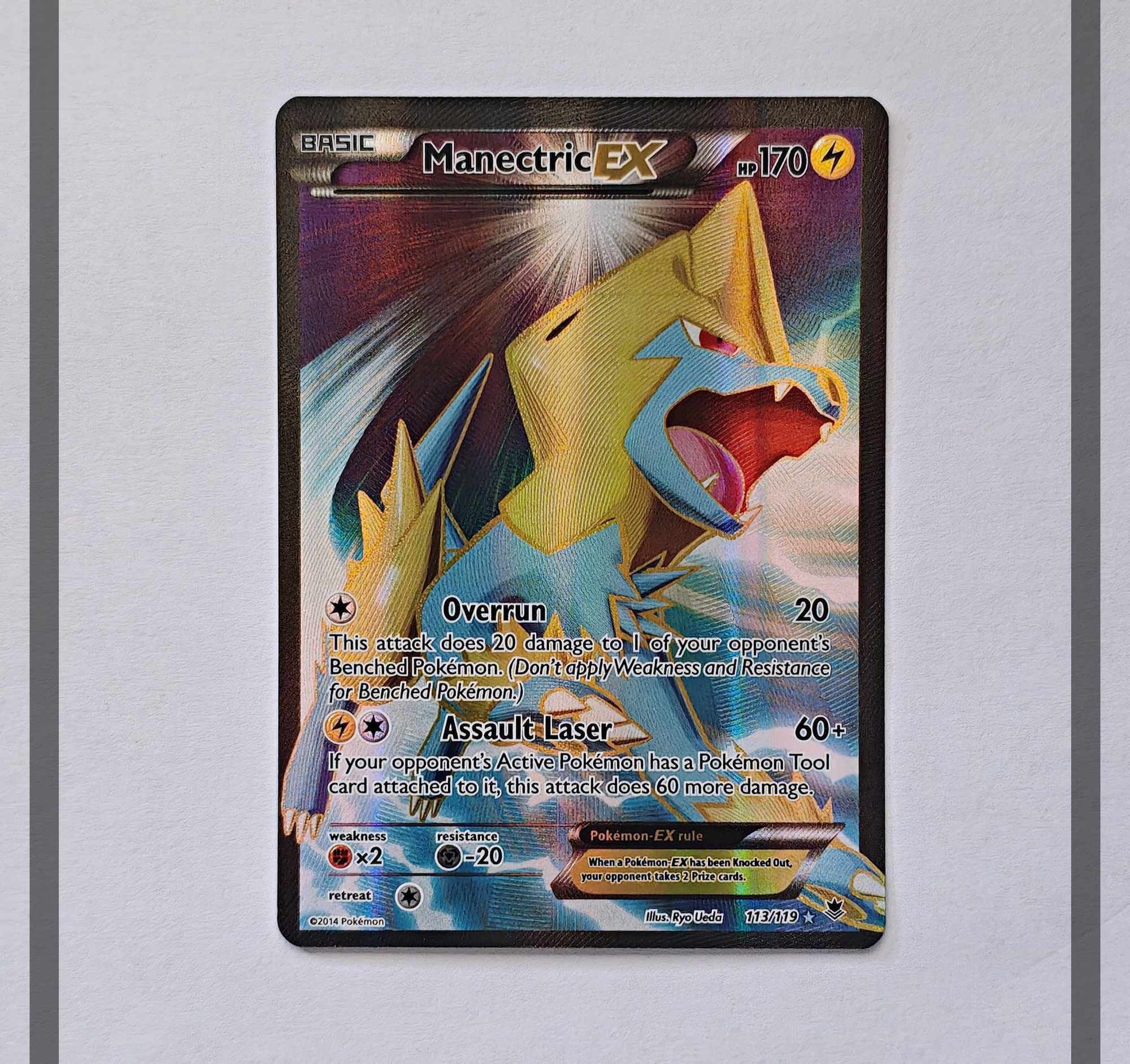 Manectric Ex 113/119 PHF Pokemon ENG-NM