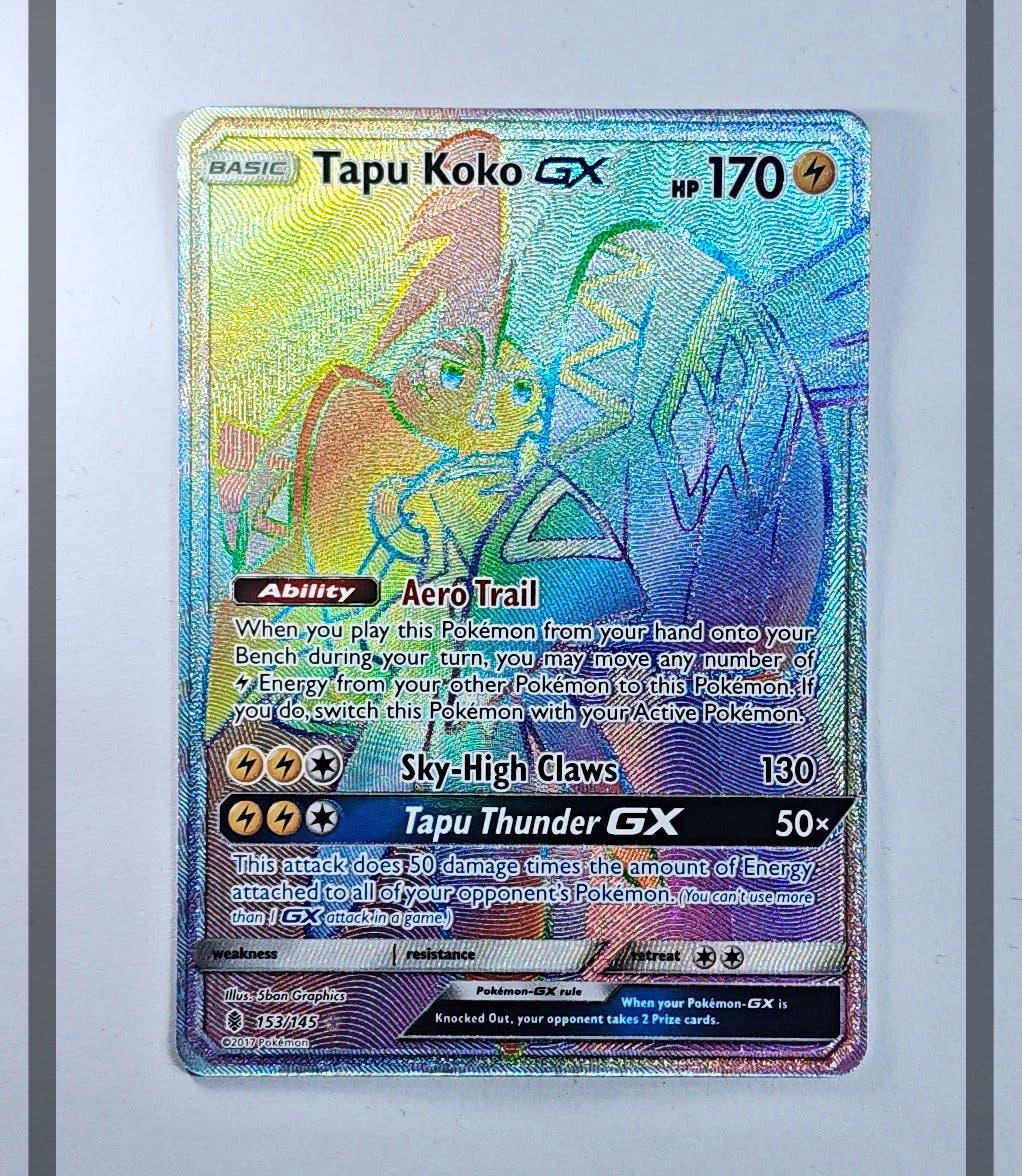 Tapu Koko Gx 153/145 GRI Pokemon ENG-NM