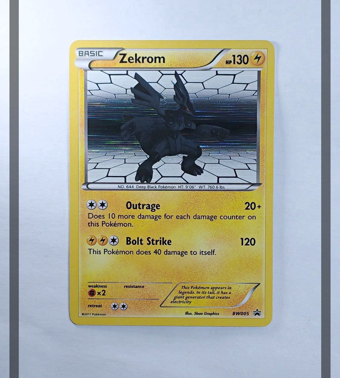Zekrom BW005 Promo Pokemon ENG-NM