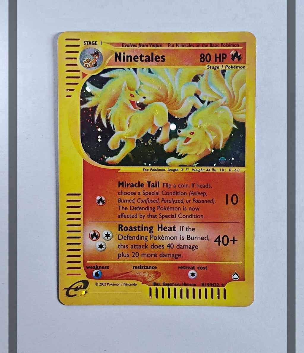 Ninetales H19/H32 AQ Pokemon ENG-NM