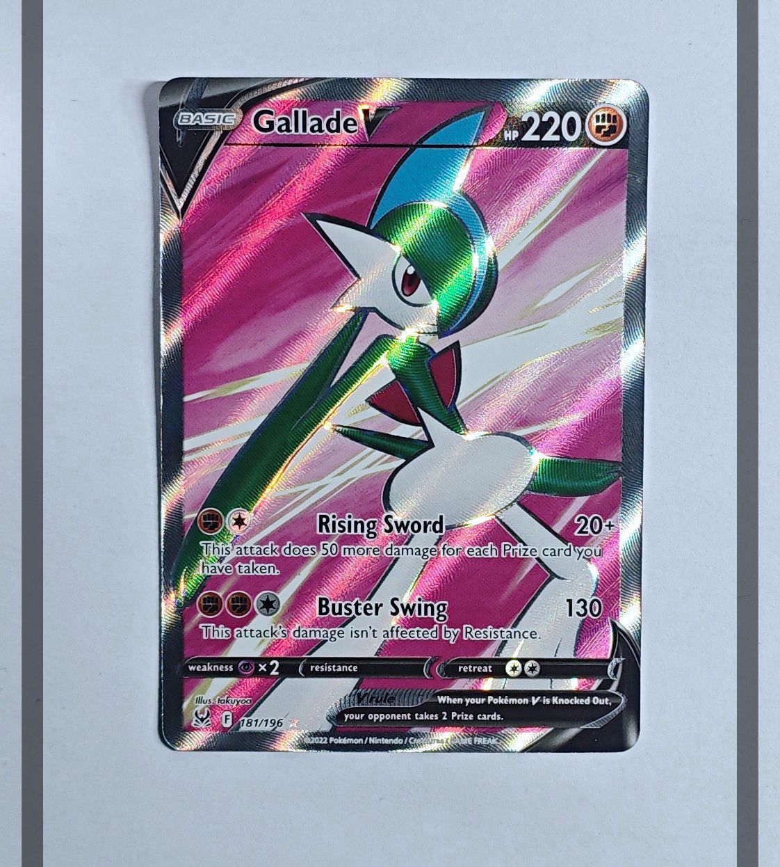 Gallade V 181/196 LOR Pokemon ENG-NM