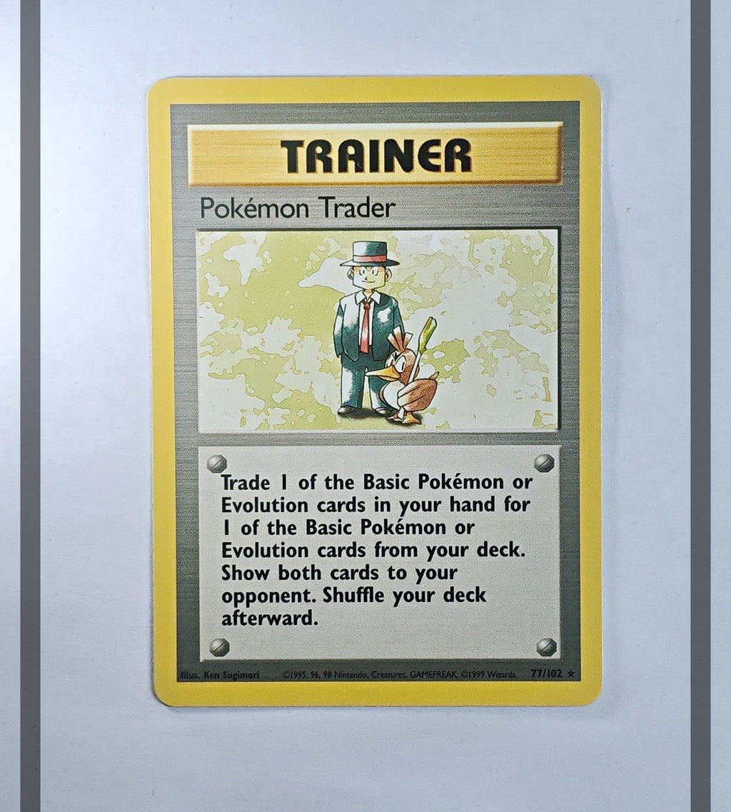 Pokemon Trader 77/102 Base Set Pokemon ENG-NM
