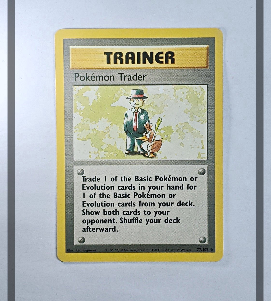 Pokemon Trader 77/102 Base Set Pokemon ENG-NM