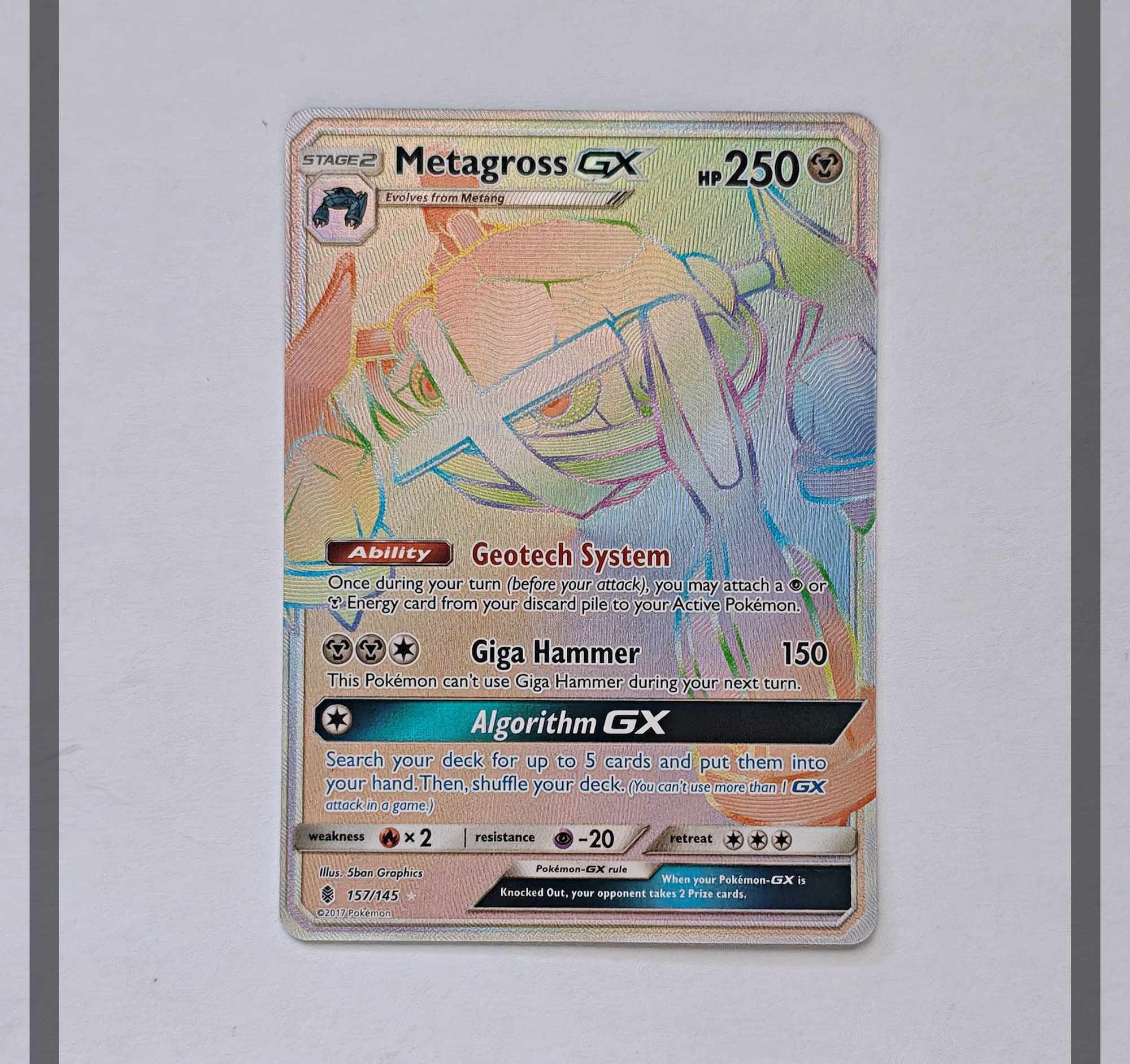 Metagross Gx 157/145 GRI Pokemon ENG-NM