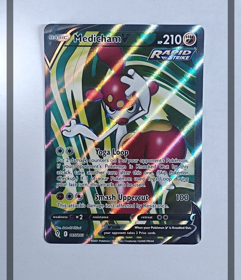 Medicham V 185/203 EVS Pokemon ENG-NM