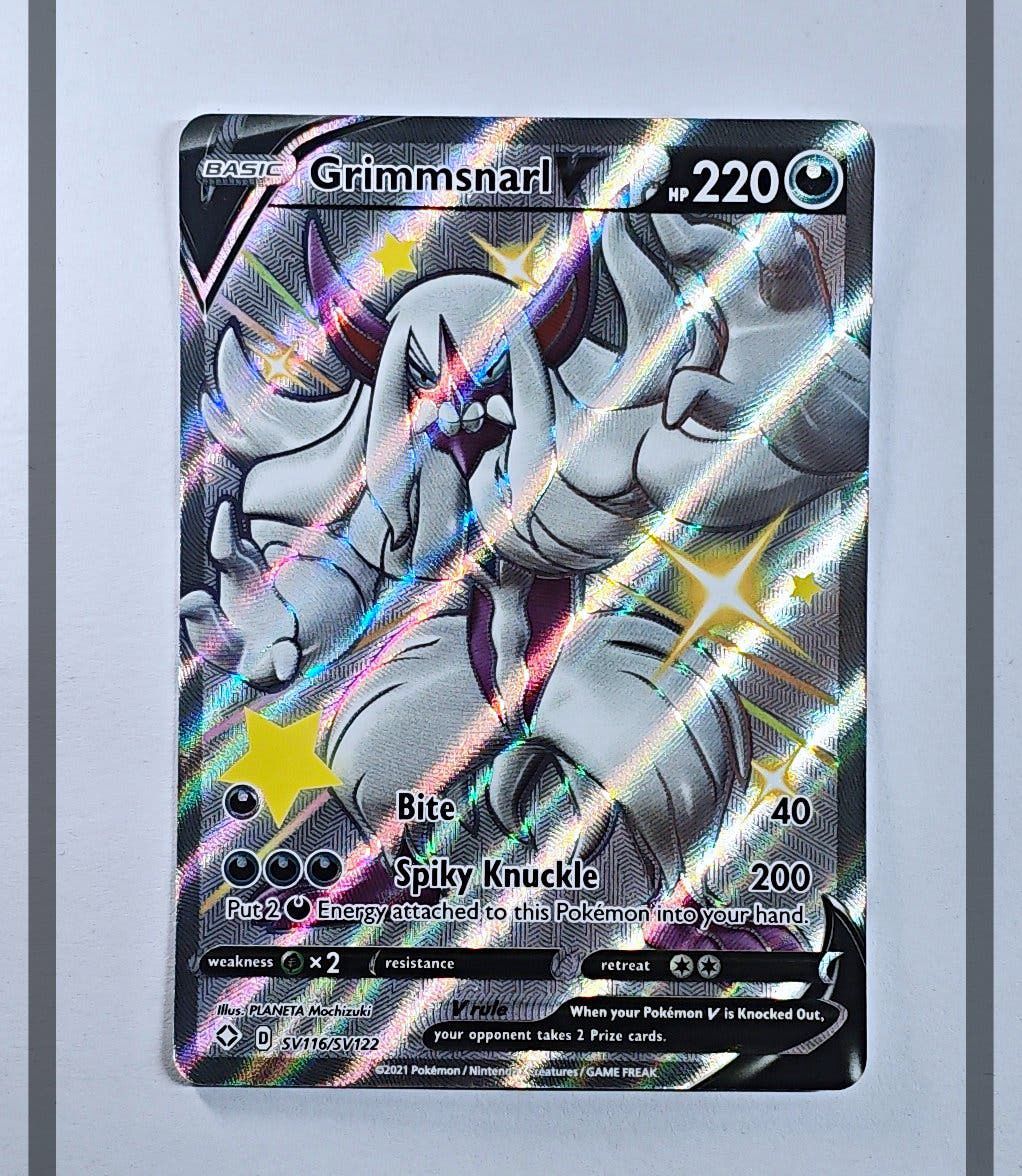 Grimmsnarl V SV116/SV122 SHF Pokemon ENG-NM