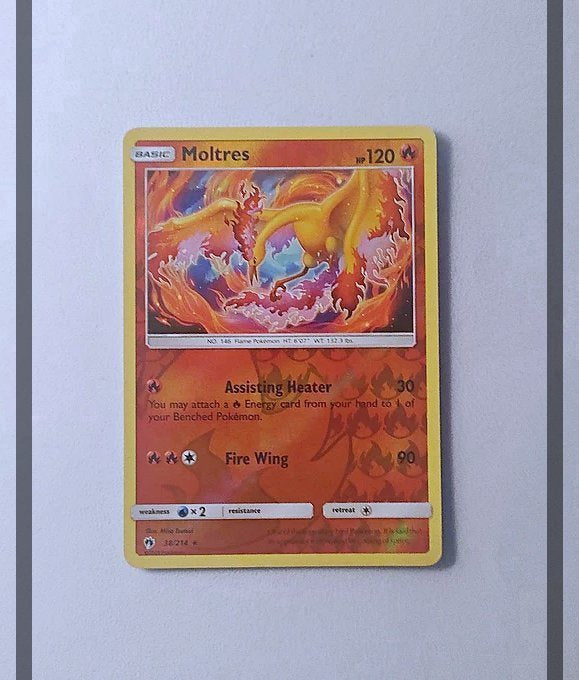 Moltres 38/214 Reverse Holo LOT Pokemon ENG-NM