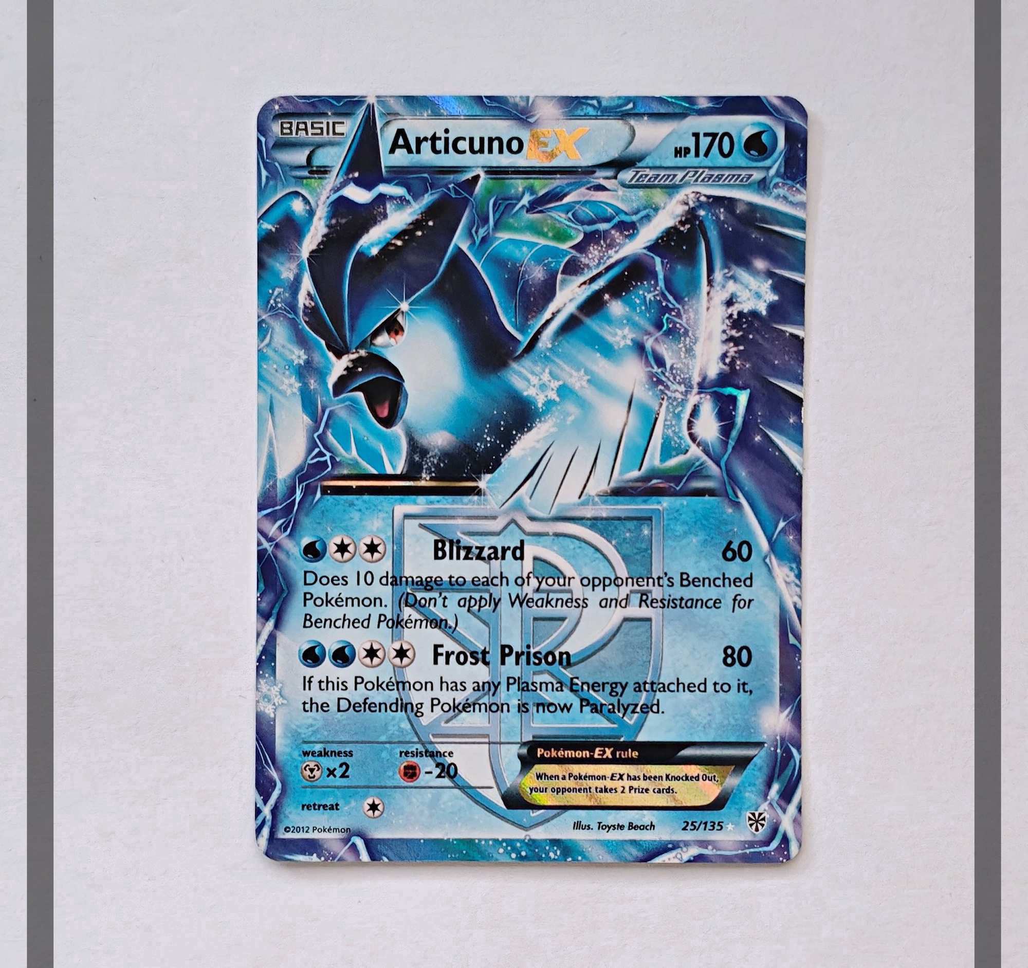 Articuno Ex 25/135 PLS Pokemon ENG-NM