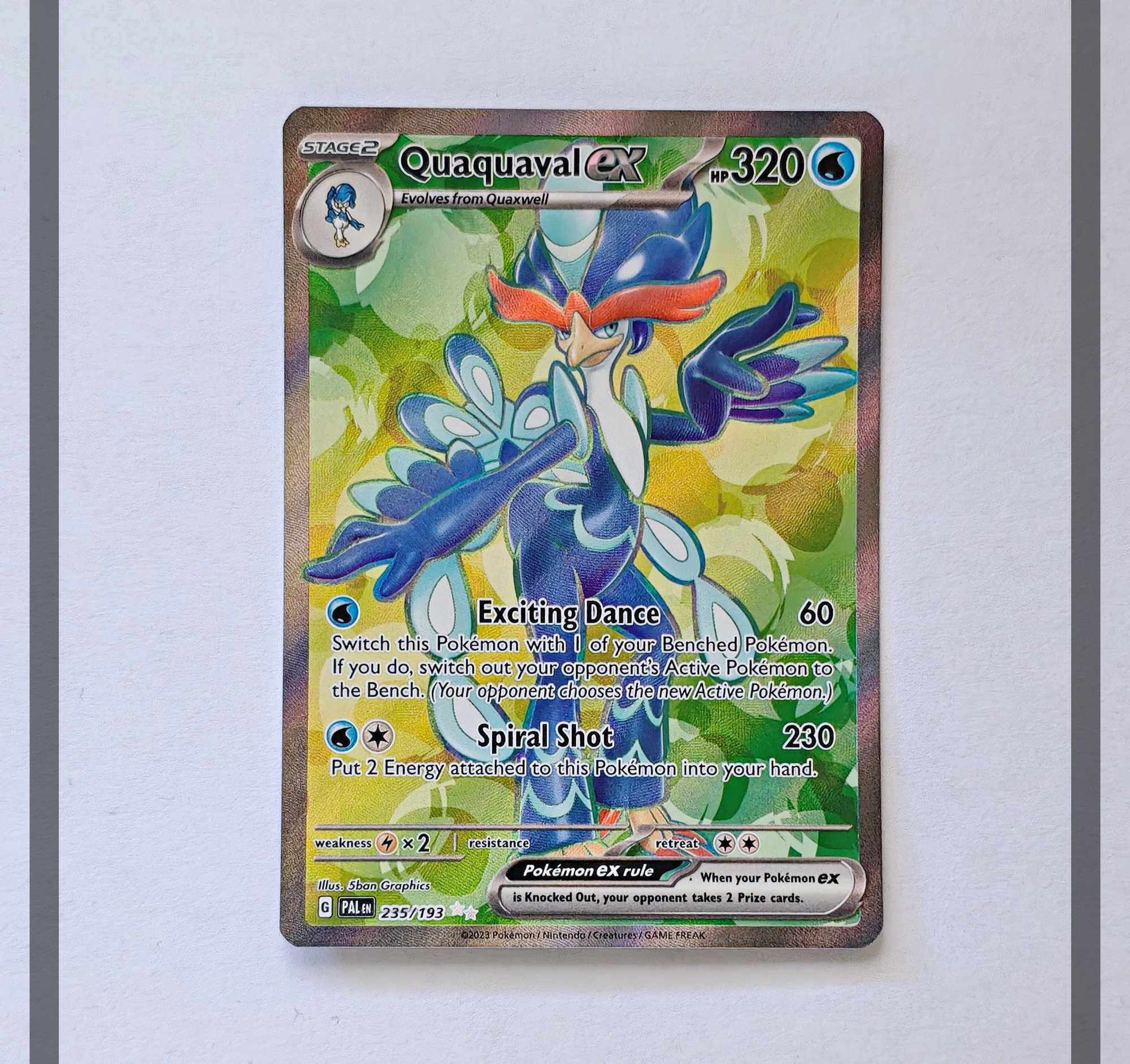 Quaquaval ex 235/193 PAL Pokemon ENG-NM