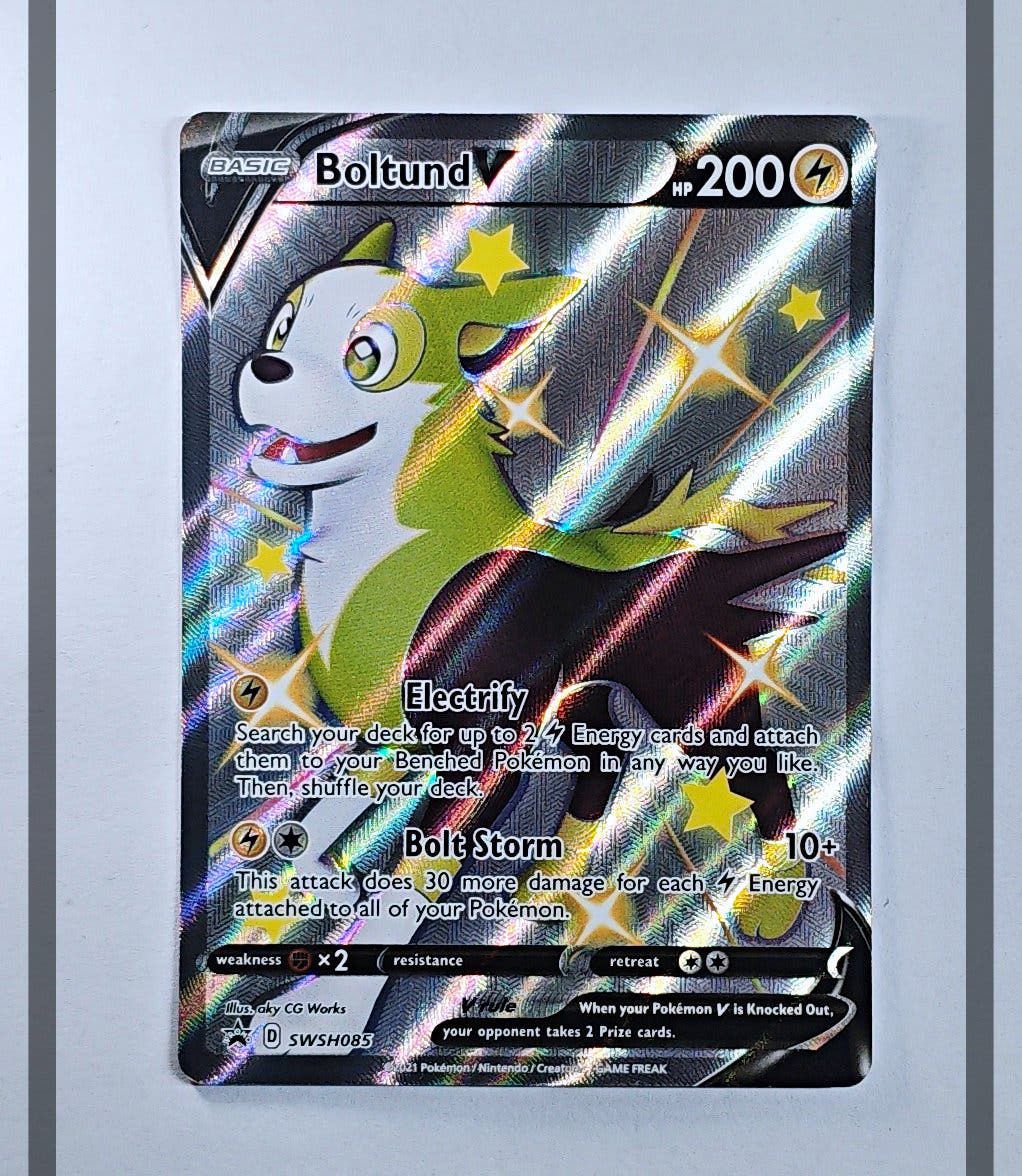 Boltund V SWSH085 Promo Pokemon ENG-NM