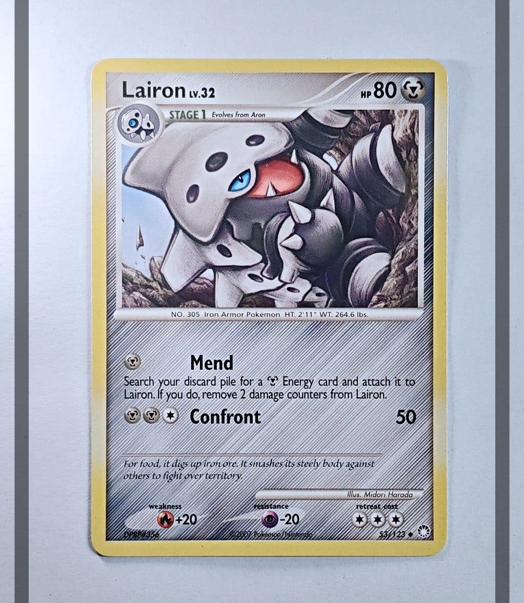 Lairon Lv.32 53/123 MT Pokemon ENG-LP