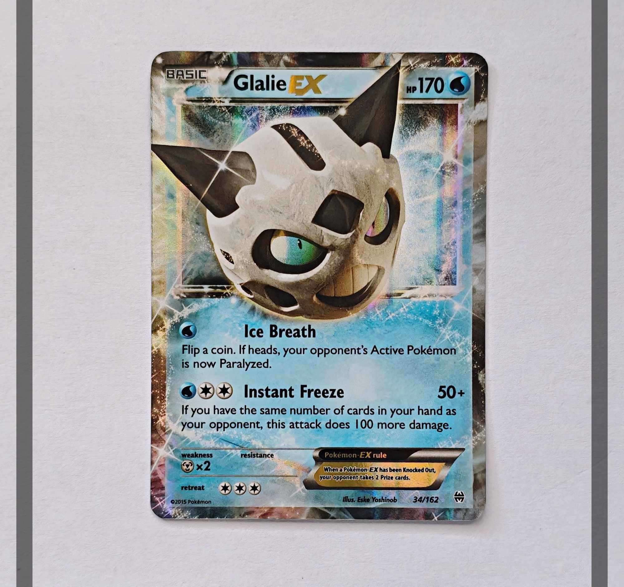 Glalie Ex 34/162 BKT Pokemon ENG-NM
