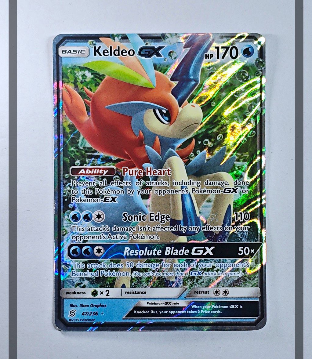 Keldeo Gx 47/236 UNM Pokemon ENG-NM