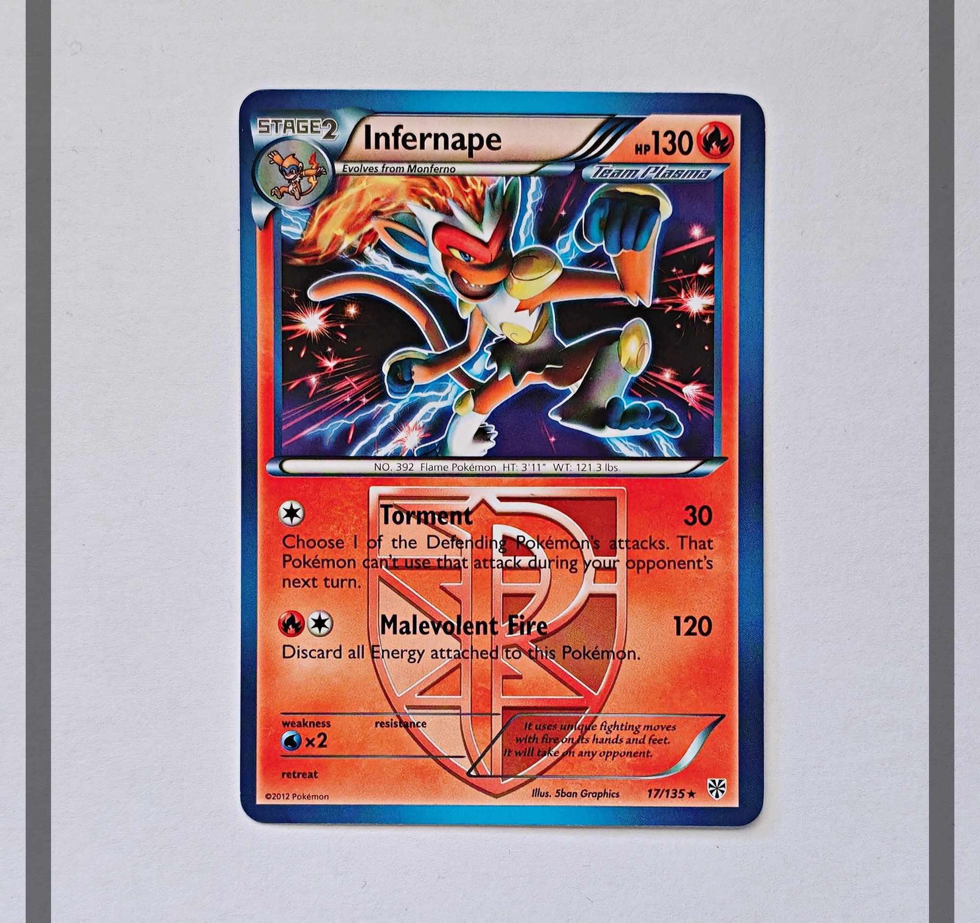 Infernape 17/135 PLF Pokemon ENG-NM