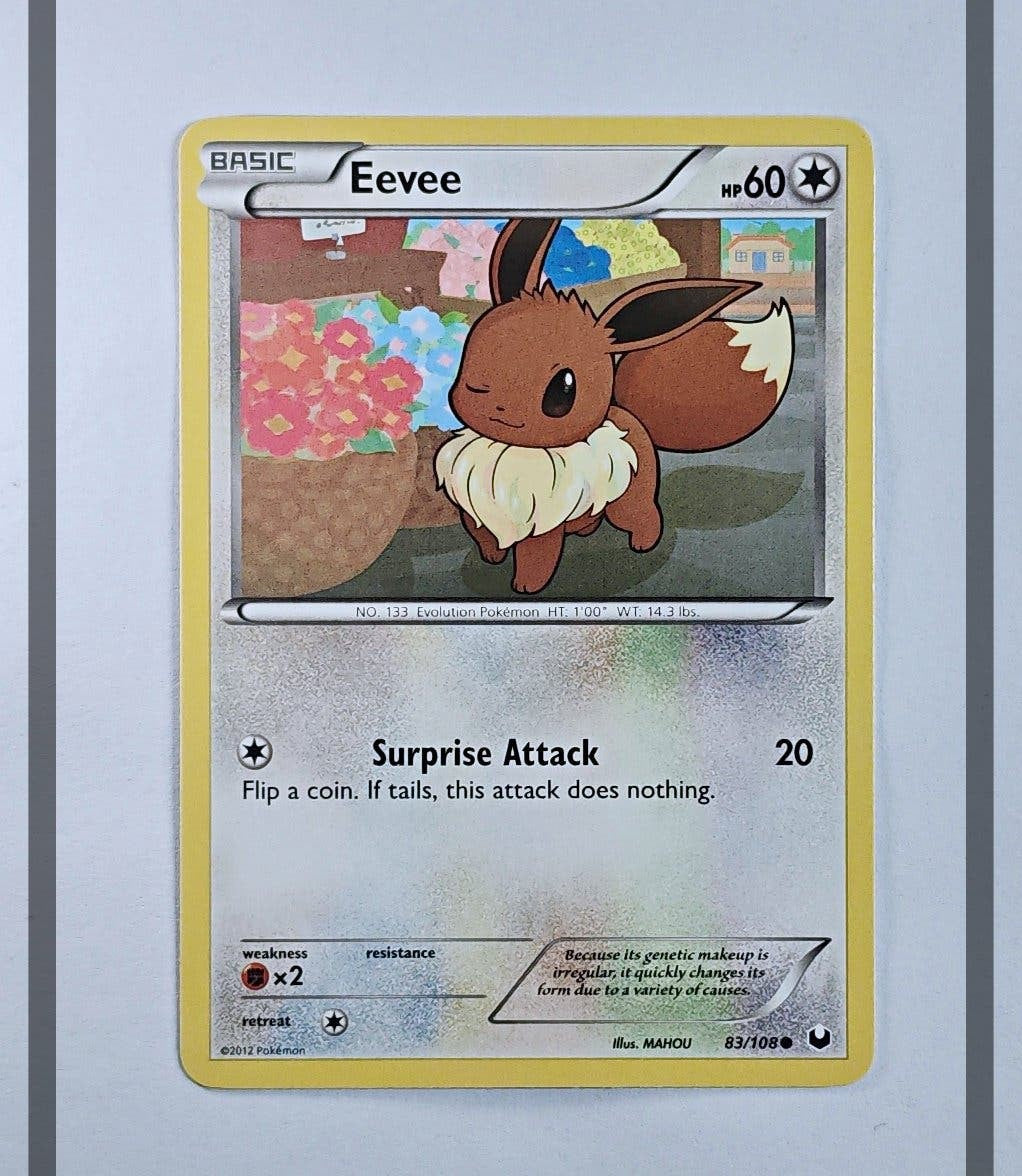 Eevee 83/108 DEX Pokemon ENG-NM
