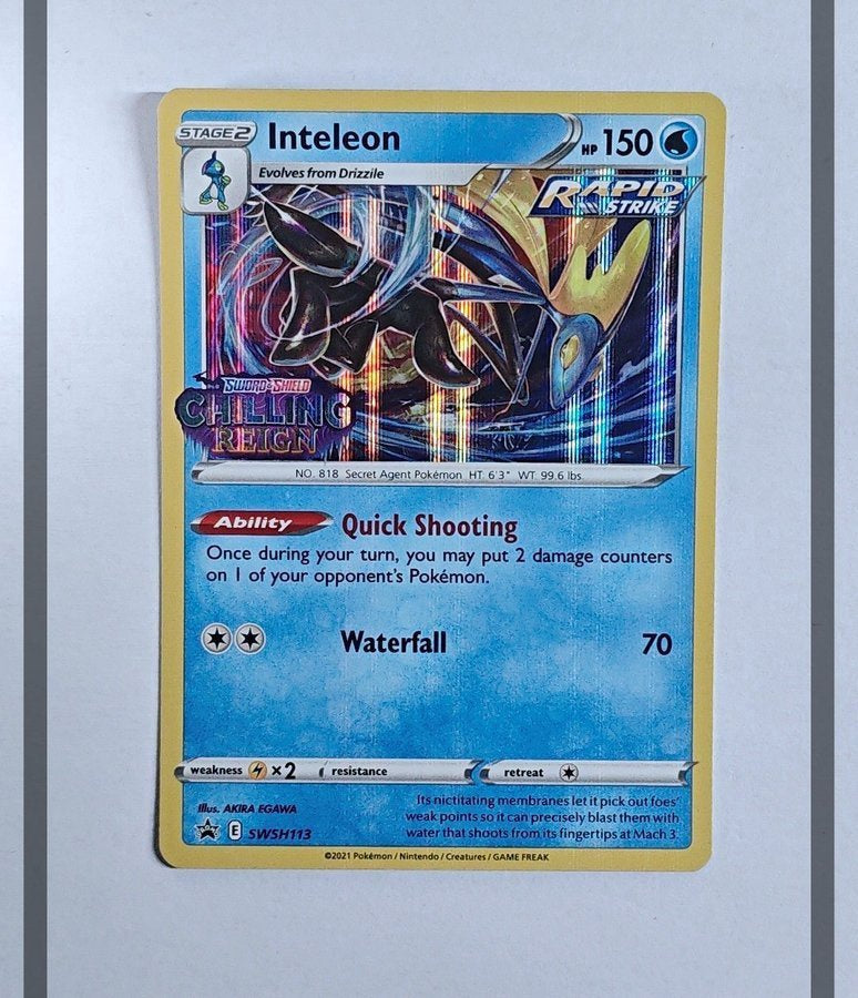 Inteleon SWSH113 Promo Pokemon ENG-NM
