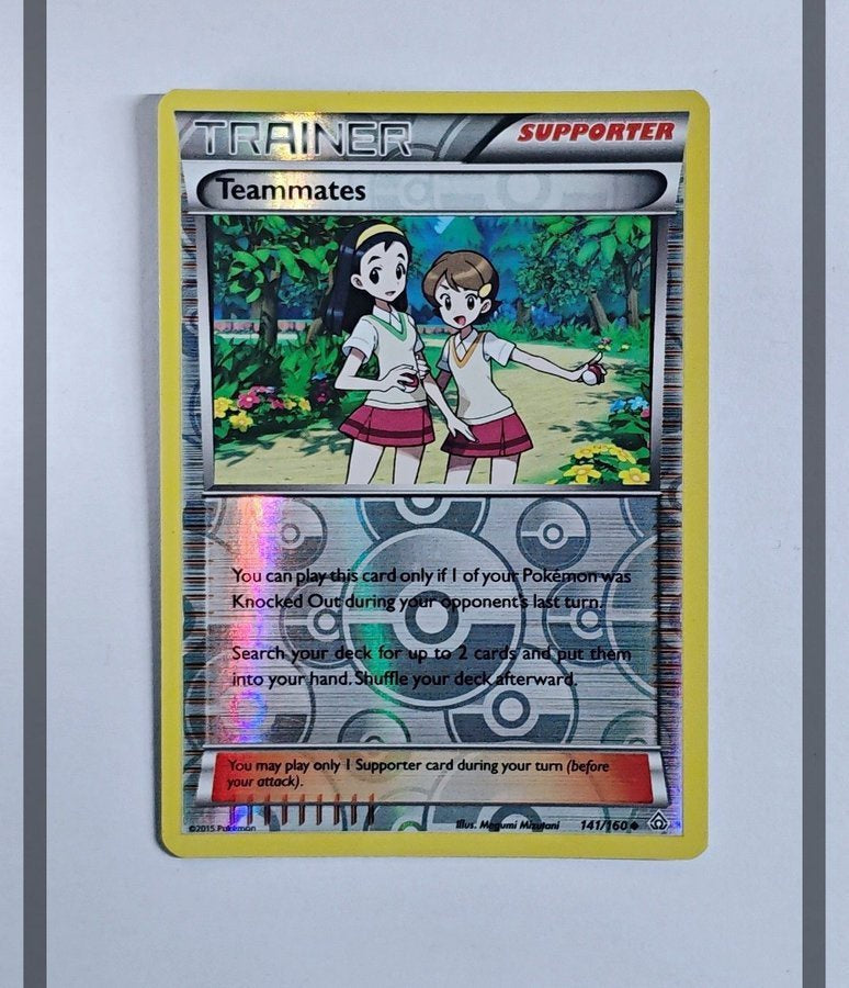 Teammates 141/160 PRC Reverse Holo Pokemon ENG-NM