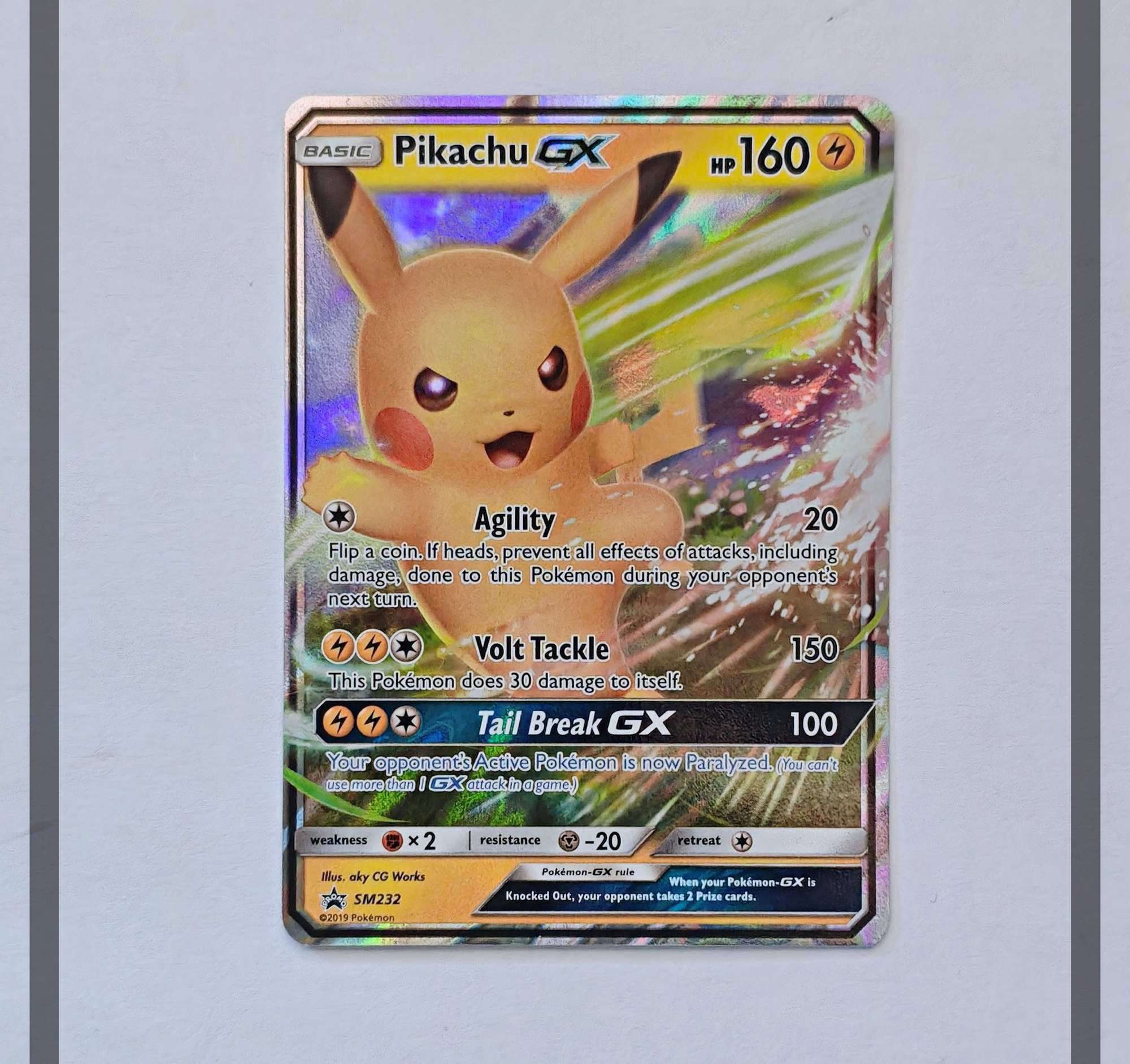 Pikachu Gx SM232 Promo Pokemon ENG-NM
