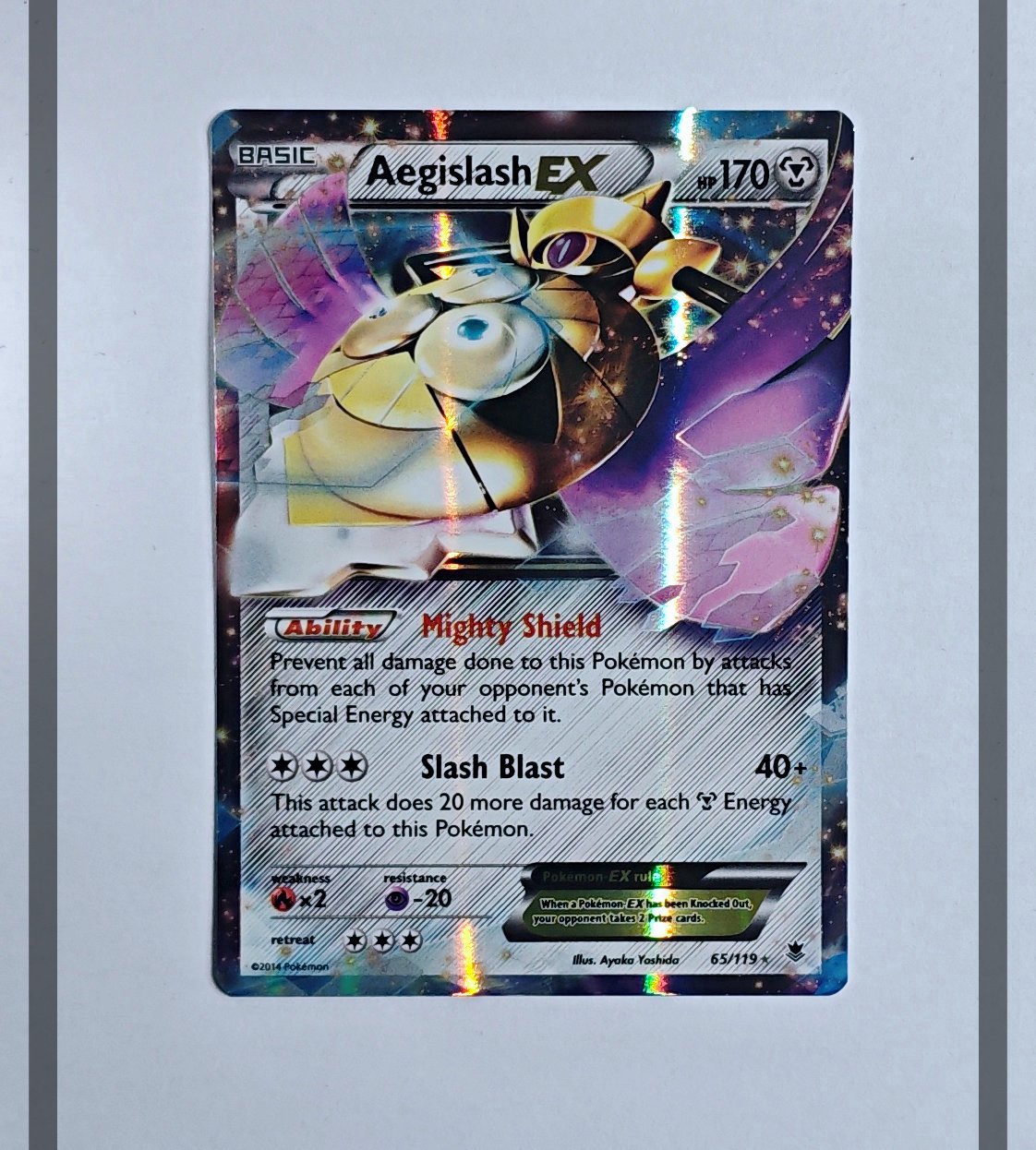 Aegislash Ex 65/119 PHF Pokemon ENG-NM