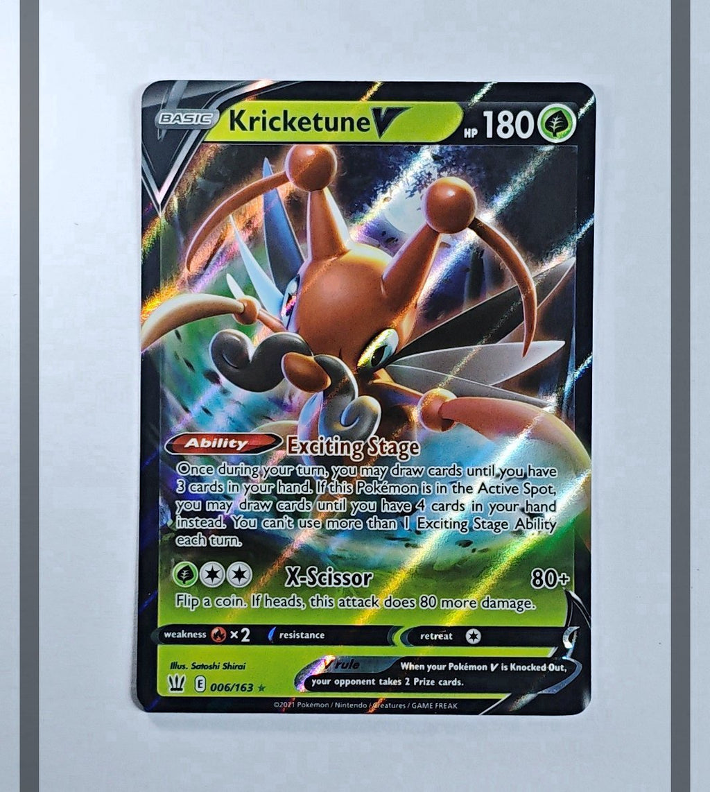 Kricketune V 006/163 BST Pokemon ENG-NM