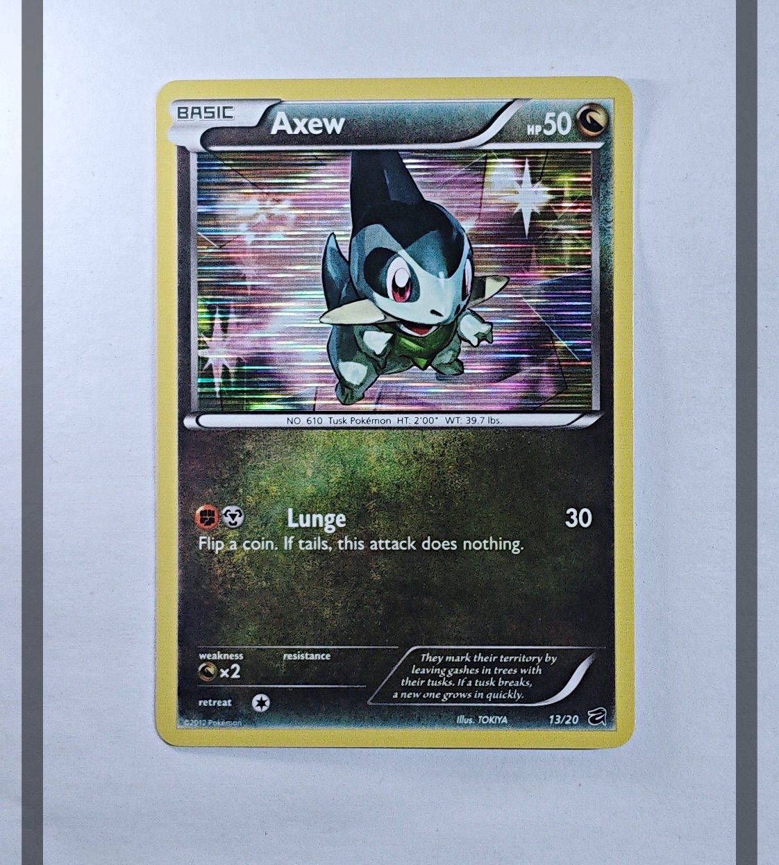 Axew 13/20 DRV Pokemon ENG-NM