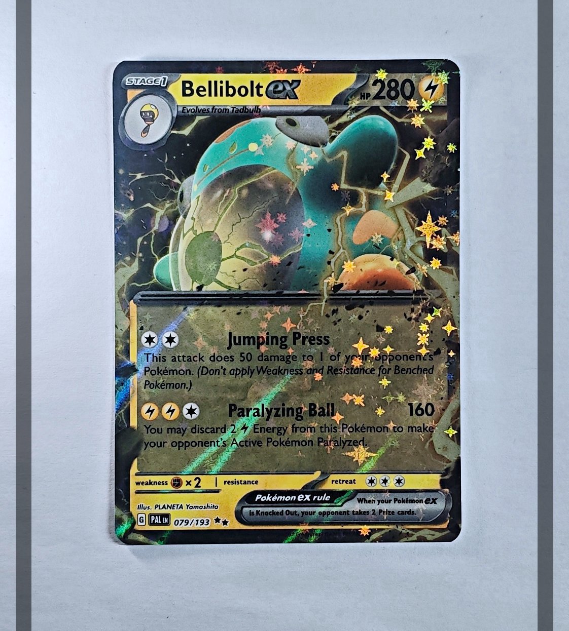 Bellibolt Ex 079/193 PAL Pokemon ENG-NM