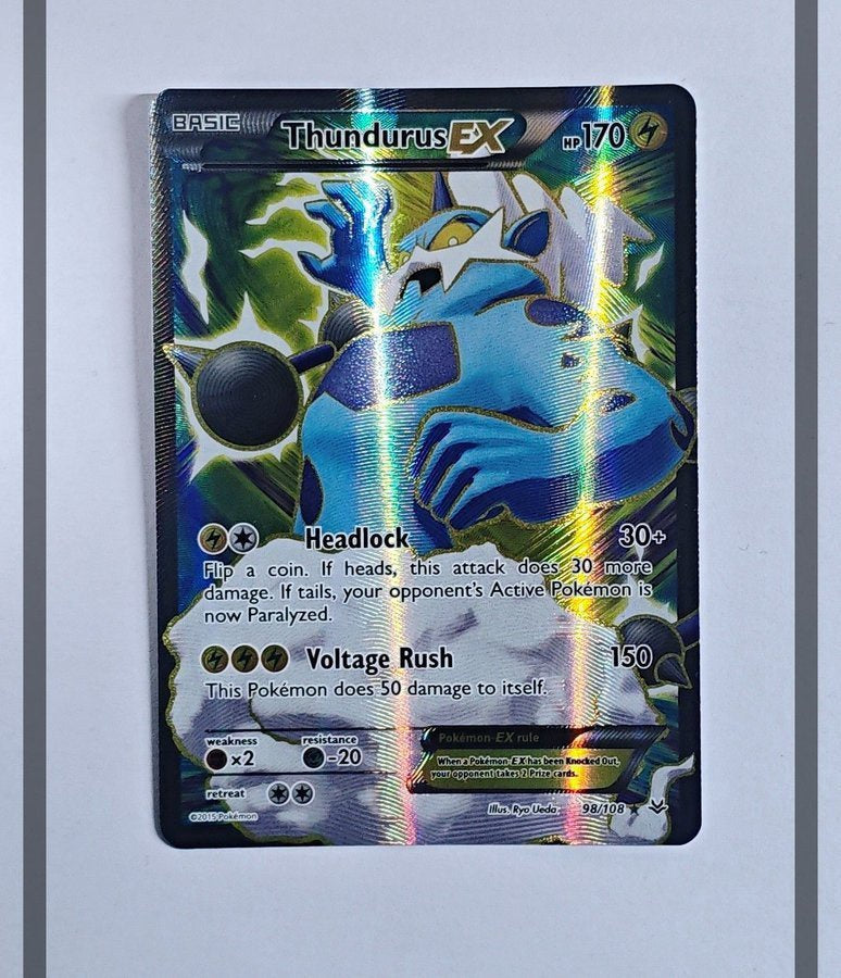 Thundurus Ex 98/108 ROS Pokemon ENG-NM